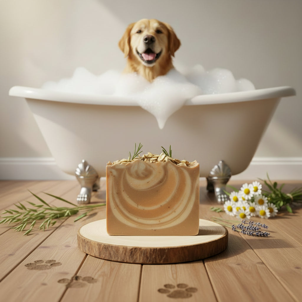 🐾 Fresh Coat Canine™ Botanical Dog Shampoo Bar